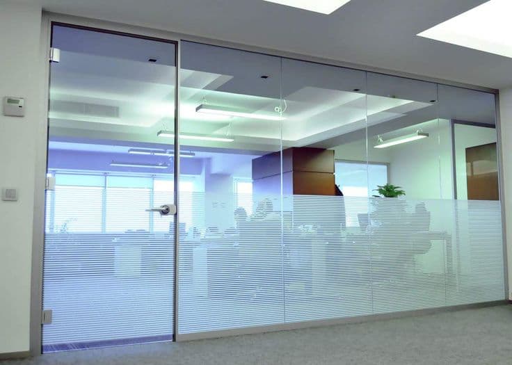 İzmir Konak Ofis Cam Bölme sistemi - İzmir Bornova Ofis Bölme projesi | Günsan Alüminyum