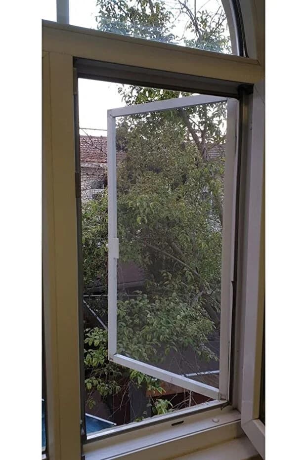 İzmir Bornova Açılır Menteşeli Sineklik - İzmir Bornova Sineklik projesi | Günsan Alüminyum