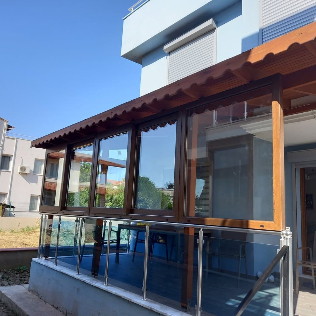 Çeşme PVC Balkon Kapatma Çeşme PVC Balkon Kapatma - İzmir Bornova PVC Kapı Pencere projesi | Günsan Alüminyum